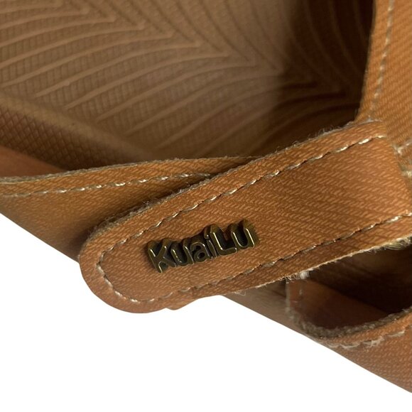 KuaiLu Eco-Friendly Sandals Womens 10.5 Tan Slides With Arch Support Durable New - Picture 4 of 10